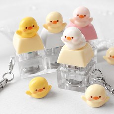 비즈아이 [6422-30]아크릴 키캡파츠 탑꾸재료 아기오리 16x13mm 랜덤발송 1개