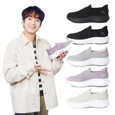 (여성) 바로인 구름 니트쿠션슬립온