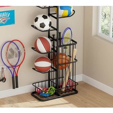 페이체스토어 스포츠 용품 정리대 운동용품정리 스포츠용품보관 라켓정리대 축구공진열대