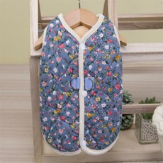 하이먼 애견 누빔 조끼 애견의류, 핑크 M