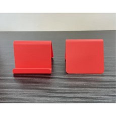 사무실 전화기 받침대 거치대 전화기선반 병원용 버튼 회사 크리스탈 홀더 21 투명, red