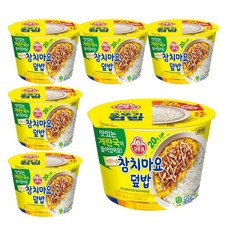 오뚜기 컵밥 참치마요덮밥, 252g, 6개