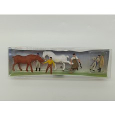 鐵路模型 人物套裝 馬場場景 人物模型, 參考詳情頁