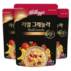켈로그 리얼 그래놀라 시리얼 400g x 3개, 1개