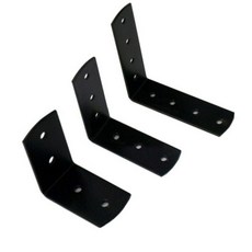 코너 고정 ㄱ자 꺽쇠 폭30mm 흑색 철제 가구 목공 diy 앵글 선반 브라켓 diy