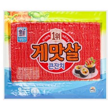 원하프게맛살큰잔치 500G사조대림, 1개, 500g