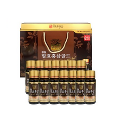 [홀수_선물세트] 광동 발효홍삼골드 100ml 14병x홀수세트 선물포장 손잡이, 5개