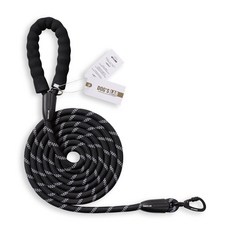 독스랩 1.5m 2m 3m 5m 스트롱 로프 소형견 중형견 대형견 줄 강아지 리드줄 산책줄, 블랙, 1개