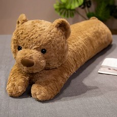 동물 인형 곰인형 대형 필로우 베게, 1개, A. 커피 브라운