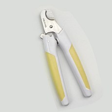 TAA 타콤 고양이 손톱깍이 타콤 미용도구 발톱깍이 강아지 애완견 반려동물 안전 전문가용 동물병원용, 1개, 강아지-노랑