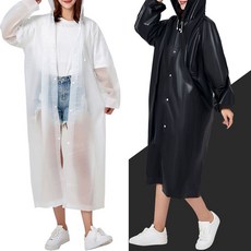 EVA 패션 레인코트 다회용 남녀공용 우비 비옷 다용도
