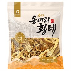 강원도 용대리 덕장건조 황태부산물 1kg 사료용 명태껍질 뼈 지느러미, 1개