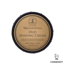 CONQUEST 英國泰勒沉香刮鬍膏，Oud沉香木，男士刮鬍優選，滋潤保濕，展現成熟品味, 1個
