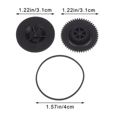 CDM12.1 레이저 헤드 용 2Pcs 기어 벨트 창고 CD 광 픽업 액세서리, 01 Black