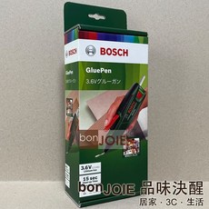 德國 BOSCH 博世 充電式 熱熔膠槍 GluePen 熱熔膠筆 膠槍 熱熔膠 透明 膠條 USB充電 預熱15秒, 1個