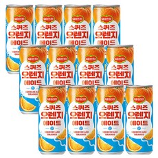 롯데칠성 델몬트 스퀴즈 오렌지 에이드, 240ml, 12개