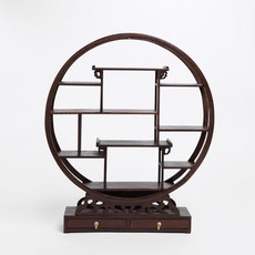혜문전방 송악 찻잔 장식장 60x70cm