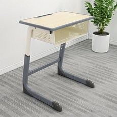 學校培訓輔導班專用 C 型課桌椅 中小學生加厚升降學習桌 簡約經濟型高性價比商用款, C型桌子灰色(10個起發)不包郵, C型桌子灰色(10個起發)不包郵