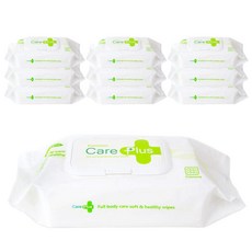 케어플러스 엠보싱 물티슈 72매 캡형 10팩 비츄인 M007, 케어플러스 엠보싱 물티슈 72매 캡형 10팩 비츄인 M, 10개, 72개입