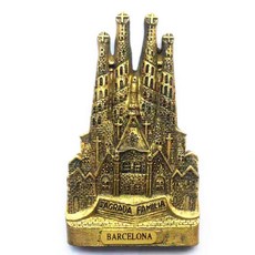 냉장고 자석 기념품 스페인 바르셀로나 여행 장식 기사 수공예품 스티커 컬렉션 선물, ES-GH3016