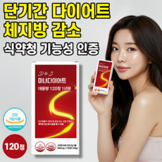 단기간 다이어트 고함량 가르시니아 캄보지아 추출물 식약청 인증 단기 다이어트 보조제 체지방 감소 에 도움 hca 영양제 40대 50대 남자 여자 출산후 DIET + 알 약 케이스, 1개, 120정