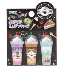 艾倫設計生活 奶昔杯造型筆蓋組 (3入) 日本原裝, 1個