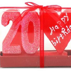 하이아트양초 대형숫자초 큰생일초, 1개, 숫자12