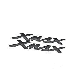 3D XMAX 스티커 엠블럼 펜더 연료 탱크 패드 로고 데칼 For Yamaha 125 250 300 400 오토바이 장식, 06 Black