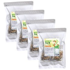 끝까지 먹는 100% 국내산 채수팩 4봉 400g 무첨가 야채육수 티백 비건 이유식, 4개, 100g