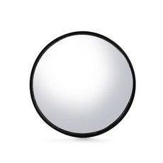 휴대용 75/90mm 트럭 버스 라운드 블라인드 스팟 미러 HD 볼록 광각 후방 자동차 사이드 액세서리, Black-75mm