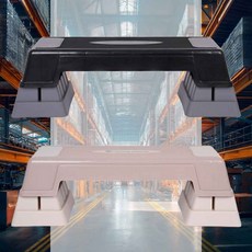 스텝박스(3단) 유산소운동 균형감각 홈트레이닝 스텝운동 스텝퍼 근력운동, 실버블랙