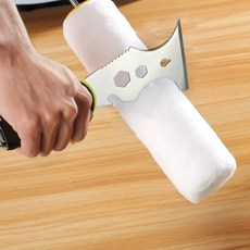 15가지 기능을 갖춘 스테인리스 스틸 퍼티 나이프 페인트 스크레이퍼 제거 건축 도구 (벽지 캔 따개 가정용, 9 in 1, 1개