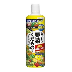 KINCHO 원예 비료 베지풀 액비 800ml 액체 유기 야채 과수 과일 쓰레기, 1개, 1g