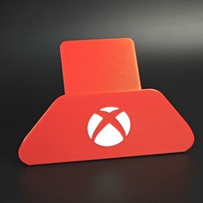 【臺灣出貨 】Xbox one xsx xss 遊戲手柄支架 底座 擺架手柄支撐架收納架配件, 紅色白logo, 1個