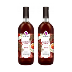 포모나 블랙티 홍차 시럽 세트, 1L, 1개