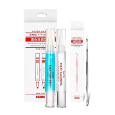 KOJIMA 狗狗潔牙筆美白筆套裝：寵物去牙結石、軟化牙垢潔牙棒，口腔護理好幫手, 透明, 1個