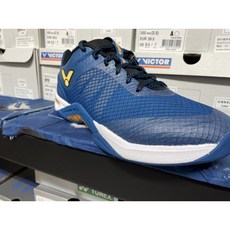 羽樂體育 VICTOR勝利/s82/白藍.藍金/v楦2.5E/ 羽球鞋