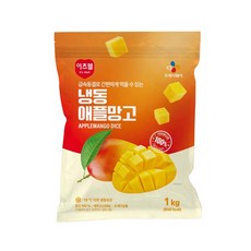 이츠웰 냉동 애플망고 다이스, 1개, 1kg