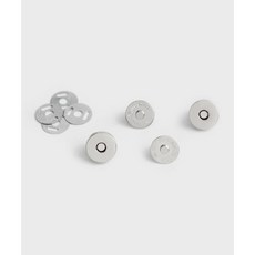 패션스타트 베이직 자석단추 14mm 실버, 1개