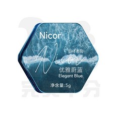 Nicor 皇家烏木 固體香膏, 1個, Nicor固體香膏 - 優雅蔚藍,訂單未滿99元不出貨【不含運費】