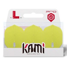 엘스타일(L-style) L-Flight PRO 플라이트 KAMI L1k Neon Yellow fl00730, 1개
