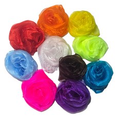 체육 음률 신체활동 칼라스카프 10색세트, 1세트, 혼합