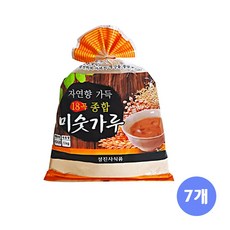 (메카몰)성진사식품 자연향 가득 18곡 종합 미숫가루 1kg, 7개