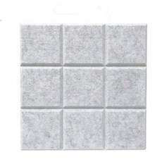 흡음패널 접착형 차음판 흡음판 보드, 8개, 그레이