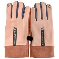 SPORT LOVE 騎車手套, 保暖, 防滑, 彈性佳, 均碼, 粉色