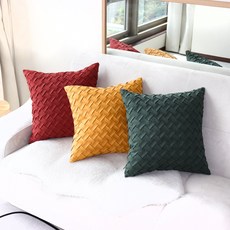 템톤 감성 인테리어 북유럽 프리미엄 체크 쇼파쿠션 솜포함5050(18색), 블루그레이-NO.3