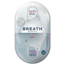 국내생산 브레스 실버 마스크 KF94 마스크 일회용 나노섬유, 1세트, 2매, 퀸텟 화이트