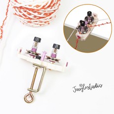 [정글스튜디오] NEW업그레이드 울와인더 뜨개실 실와인더 실감는기계 실감기도구, 1개