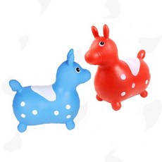 아동 점핑 승마 놀이기구 실내 균형감각 발달 운동완구 통통볼 타기 체육 홈트레이닝, 블루, 1개