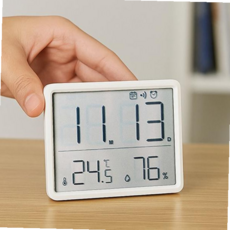 2컬러 온습도계 전자달력 디지털 벽걸이 전자 탁상시계 LED 무소음 59000EA 1EA